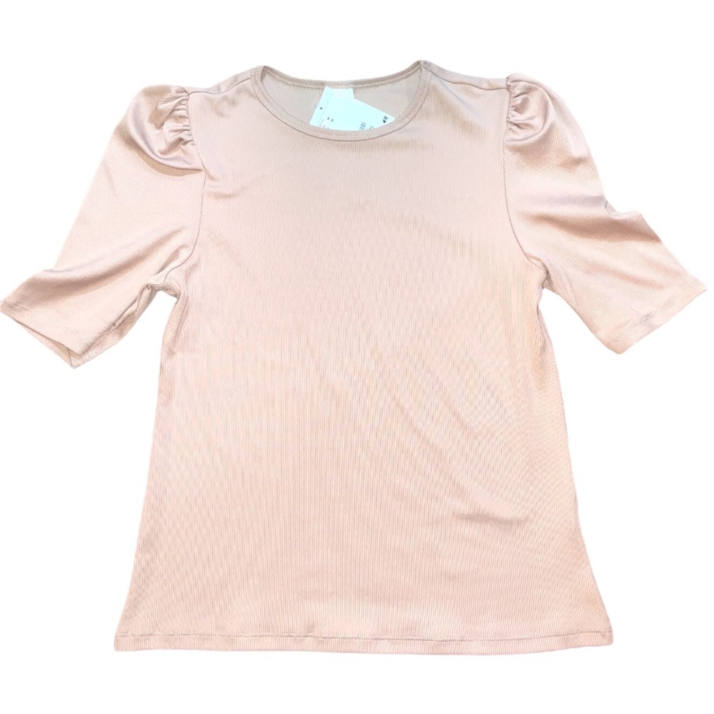 Dusty pink ribbed top